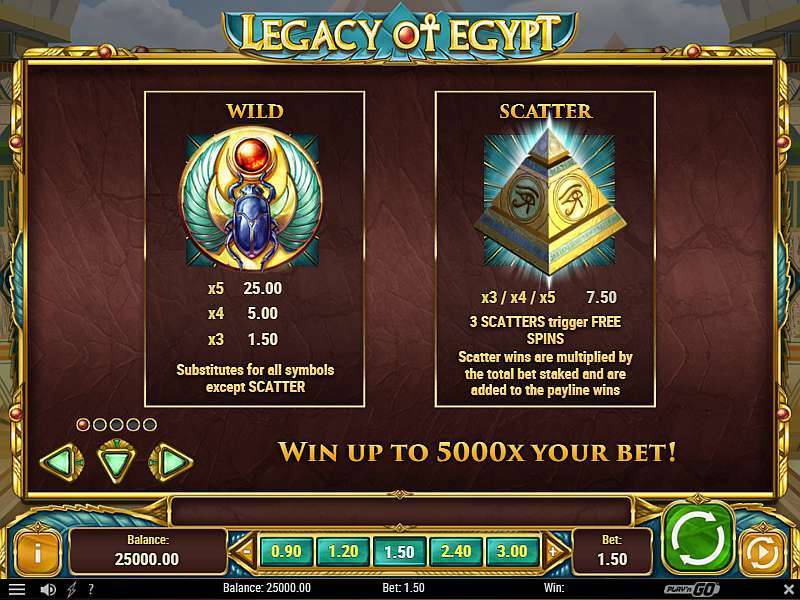 Legacy of Egypt играть онлайн